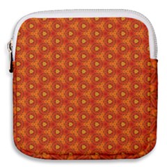Pattern Fall Colors Seamless Bright Mini Square Pouch by Simbadda