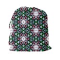 Stained Glass Pattern Church Window Drawstring Pouch (XXL) View2