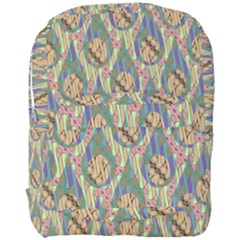 Tribal Background Boho Digital Paper Full Print Backpack by Simbadda