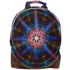 Mandala Pattern Kaleidoscope Mini Full Print Backpack by Simbadda