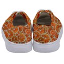 Oranges Background Texture Pattern Kids  Classic Low Top Sneakers View4