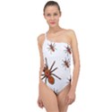 Insect Spider Wildlife Classic One Shoulder Swimsuit View1