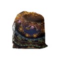 Fractal Cg Computer Graphics Sphere Fractal Art Water Organism Macro Photography Art Space Earth  Drawstring Pouch (Large) View2
