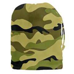 Fabric Army Camo Pattern Drawstring Pouch (xxxl) by Vaneshart