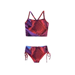 Flower Purple Petal Red Color Pink Hdr Magenta Lowerantelopecanyon Antelopecanyon Macro Photography Girls  Tankini Swimsuit by Vaneshart