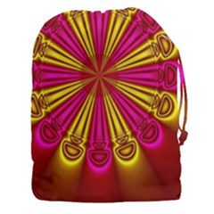 Abstract Art Fractal Modern Art Drawstring Pouch (xxxl) by Wegoenart