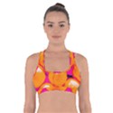 Pop Art Tennis Balls Cross Back Sports Bra View1