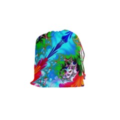 Abstract Art Art Design Modern Art Drawstring Pouch (small) by Wegoenart