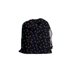 Background Abstract Texture Color Drawstring Pouch (small) by Vaneshart