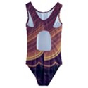 Lines Stripes Background Abstract Kids  Cut-Out Back One Piece Swimsuit View2