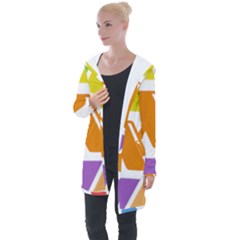 Xcoin Logo 200x200 Longline Hooded Cardigan by Ipsum