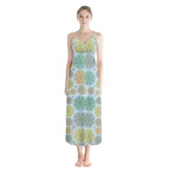 Zappwaits Juli Button Up Chiffon Maxi Dress by zappwaits