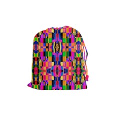 Abstract 16 Drawstring Pouch (medium) by ArtworkByPatrick