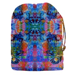 Abstract 17 Drawstring Pouch (xxxl) by ArtworkByPatrick