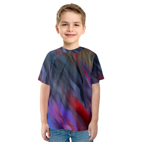 Abstract Paint Painting Watercolor Kids  Sport Mesh Tee by Vaneshart