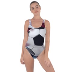 Soccer Ball With Great Britain Flag Bring Sexy Back Swimsuit by Vaneshart