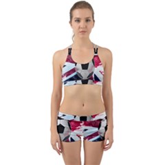 Soccer Ball With Great Britain Flag Back Web Gym Set by Vaneshart