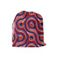 Pattern Curve Design Drawstring Pouch (Large) View2