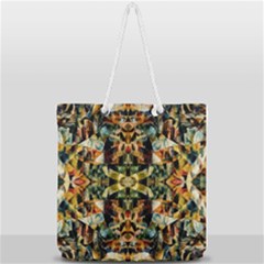 Abstract 22 1 Full Print Rope Handle Tote (large) by ArtworkByPatrick