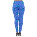 Surfer Pattern Lightweight Velour Leggings View2