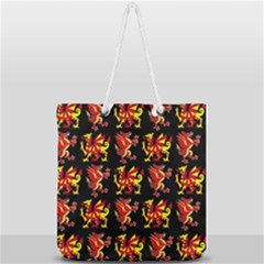Dragon 4 Full Print Rope Handle Tote (large) by ArtworkByPatrick