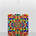Abstract 30 Full Print Rope Handle Tote (Large) View2