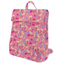 Umbrella Pattern Flap Top Backpack by Vaneshart