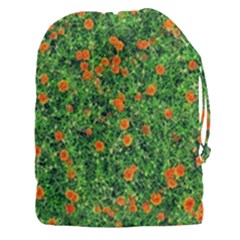 Carnations Flowers Seamless Drawstring Pouch (xxxl) by Vaneshart
