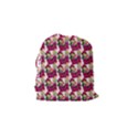 Thurs Pattern  Pink Drawstring Pouch (Small) View2