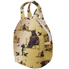 Anubis The Egyptian God Pattern Travel Backpacks by FantasyWorld7