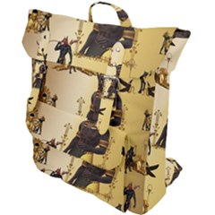 Anubis The Egyptian God Pattern Buckle Up Backpack by FantasyWorld7