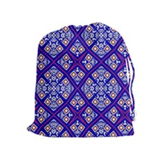Symmetry Drawstring Pouch (xl) by Sobalvarro