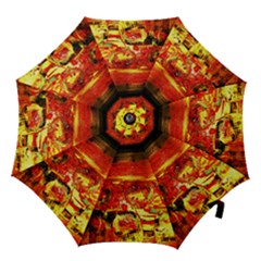 Secret Sign Of Masons Hook Handle Umbrellas (medium) by bestdesignintheworld