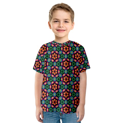 Pattern  Kids  Sport Mesh Tee by Sobalvarro