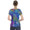 Background  Short Sleeve Front Detail Top View2