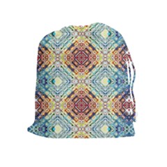 Pattern Drawstring Pouch (xl) by Sobalvarro
