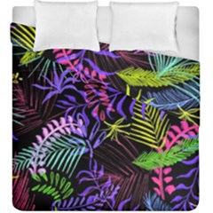 Leaves  Duvet Cover Double Side (king Size) by Sobalvarro