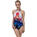 Fitzroy Argentina Chile Patagonia Go with the Flow One Piece Swimsuit View1