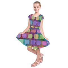 Pattern  Kids  Short Sleeve Dress by Sobalvarro