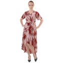 Abstract  Front Wrap High Low Dress View1