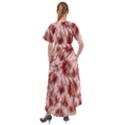 Abstract  Front Wrap High Low Dress View2