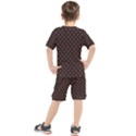 Pattern Texture Drawing Wall Kids  Tee and Shorts Set View2