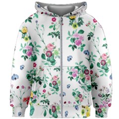 Leaves Kids  Zipper Hoodie Without Drawstring by Sobalvarro