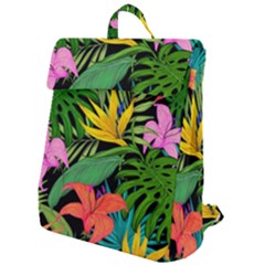 Tropical Greens Flap Top Backpack by Sobalvarro