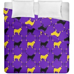 Elegant Pugs Duvet Cover Double Side (king Size) by ElegantGP