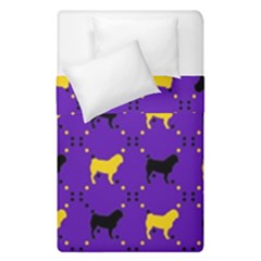 Elegant Pugs Duvet Cover Double Side (single Size) by ElegantGP