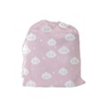 Kawaii cloud pattern Drawstring Pouch (Large) View2