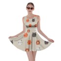 Cat Faces Pattern Skater Dress View1