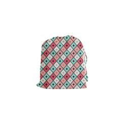 Romboidal Vector Pattern Drawstring Pouch (xs) by Vaneshart