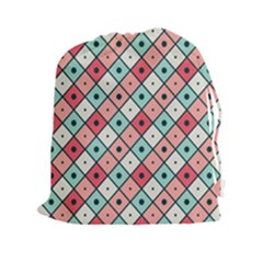 Romboidal Vector Pattern Drawstring Pouch (2xl) by Vaneshart